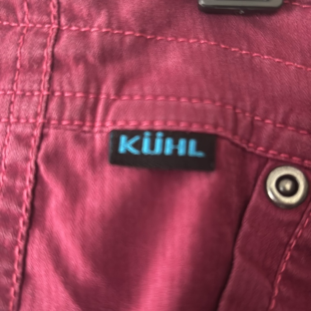 Kuhl Mountain Culture Raspberry Capri Pants size 10 - Picture 5 of 8